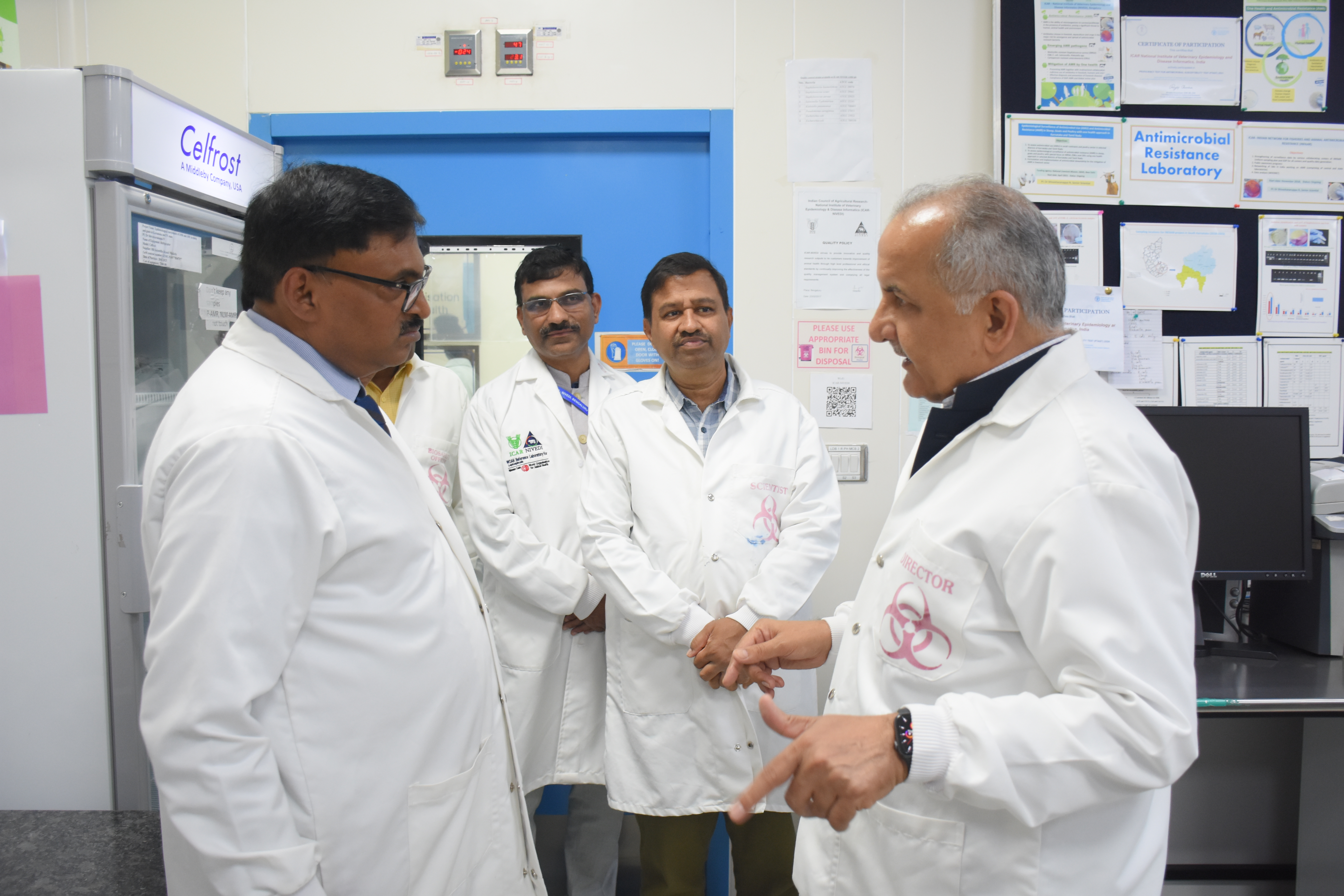 Interaction at Antimicrobial Resistance Laboratory